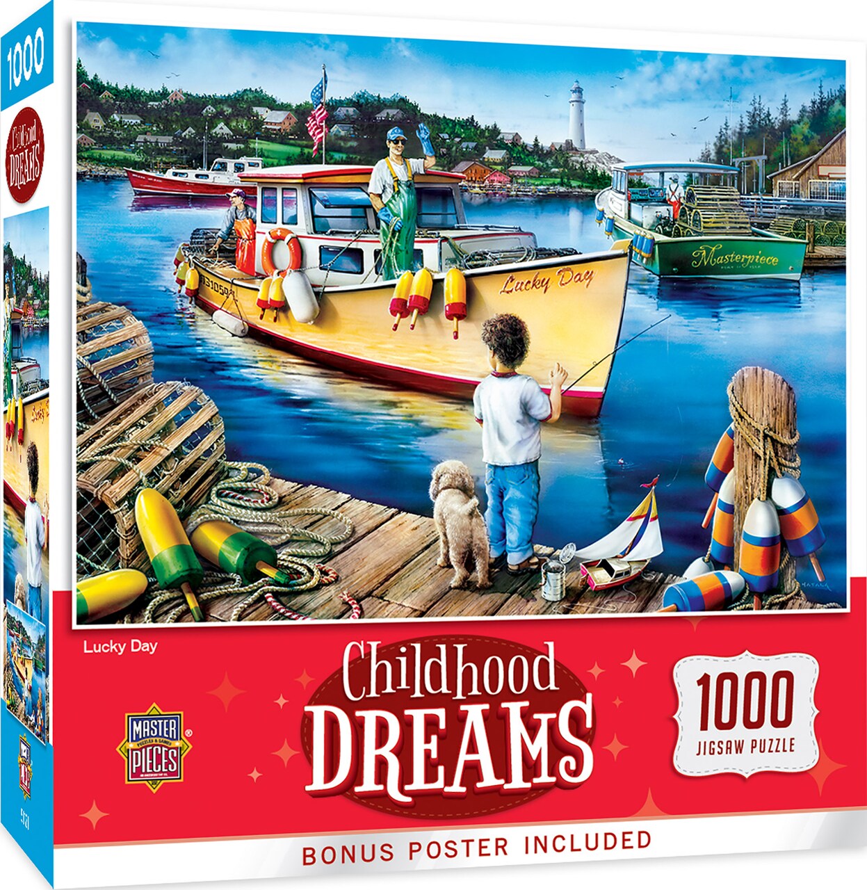 MasterPieces 1000 Piece Jigsaw Puzzle For Adults, Family, Or Kids - Lucky Days - 19.25"x26.75"